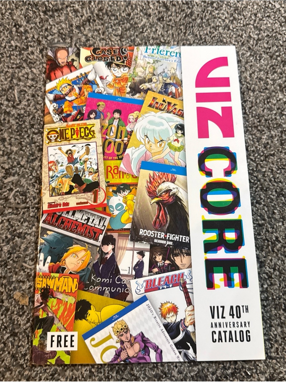 2026 SDCC Viz Media Booth Promo 40th Anniversary Catalog 65 Pages Illustrated